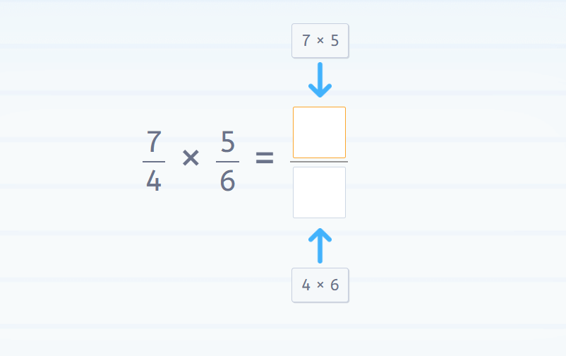 multiplicación de fracciones